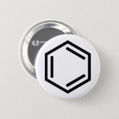 BENZENE RING SYMBOL BUTTON (Front & Back)