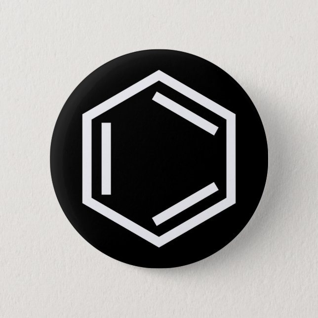 BENZENE RING SYMBOL BUTTON (Front)