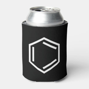 BENZENE RING SYMBOL CAN COOLER