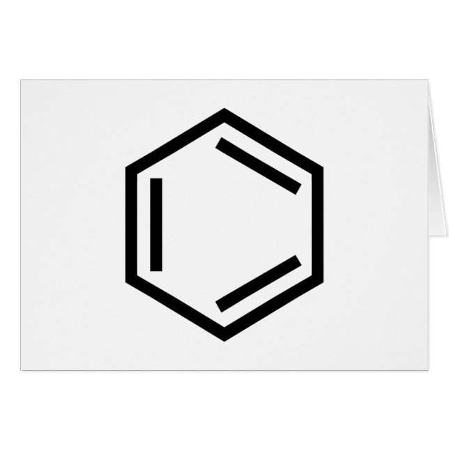 BENZENE RING SYMBOL CARDS (Front Horizontal)