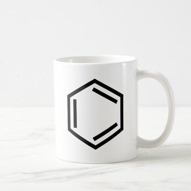 BENZENE RING SYMBOL COFFEE MUG (Right)