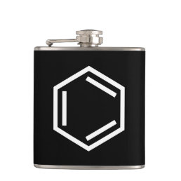 BENZENE RING SYMBOL FLASK