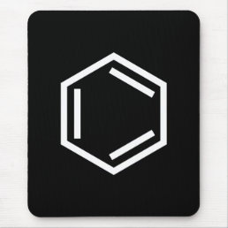 BENZENE RING SYMBOL MOUSE PAD