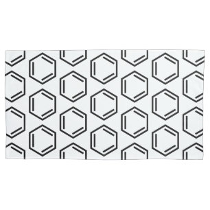 BENZENE RING SYMBOL PILLOW CASE