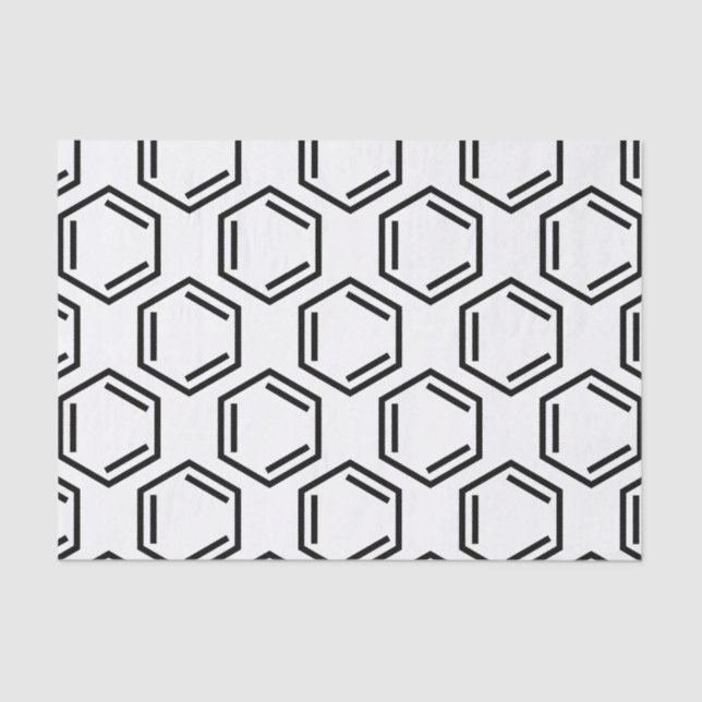 BENZENE RING SYMBOL TISSUE PAPER (Front)