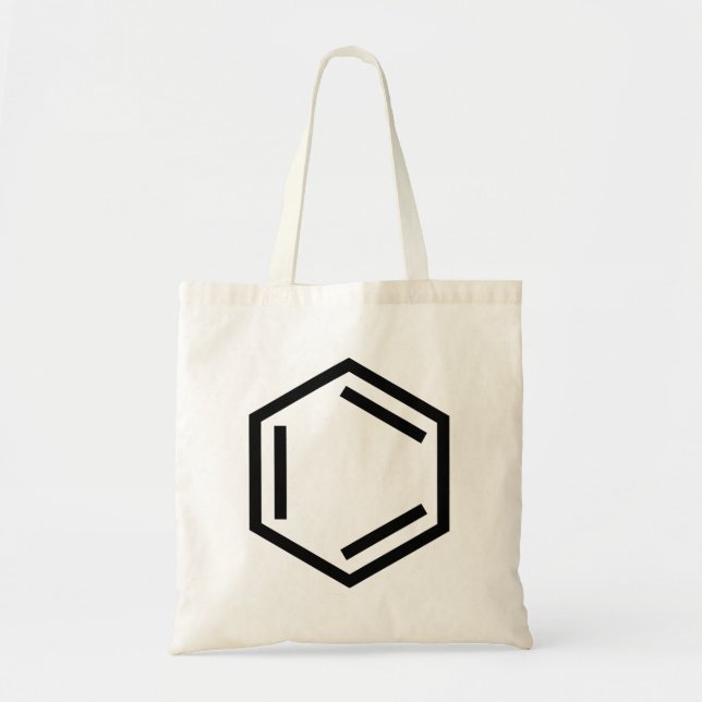 BENZENE RING SYMBOL TOTE BAG (Front)