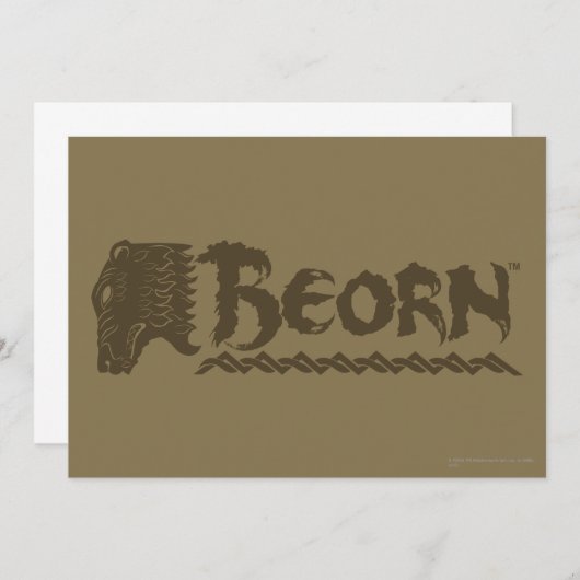 BEORN™ Bear Head Name (Front/Back)