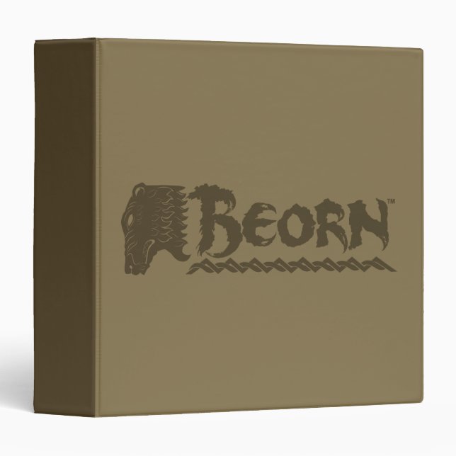 BEORN™ Bear Head Name Binder (Front/Spine)
