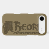 BEORN™ Bear Head Name Case-Mate iPhone Case (Back (Horizontal))