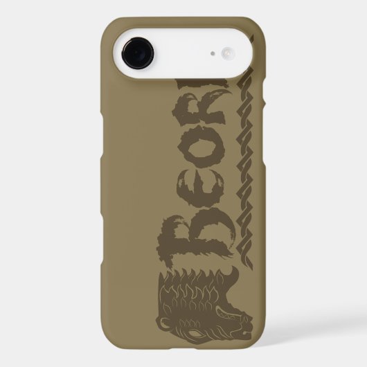 BEORN™ Bear Head Name Case-Mate iPhone Case (Back)