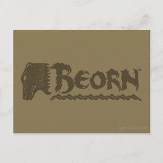 BEORN™ Bear Head Name Postcard