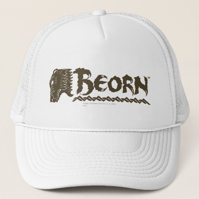 BEORN™ Bear Head Name Trucker Hat (Front)