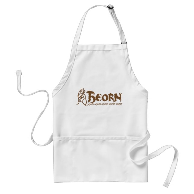 BEORN™ Bear Name Adult Apron (Front)