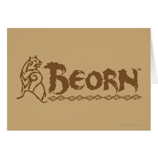 BEORN™ Bear Name Cards (Front Horizontal)