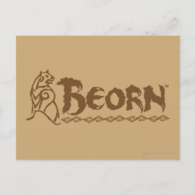 BEORN™ Bear Name Postcard (Front)