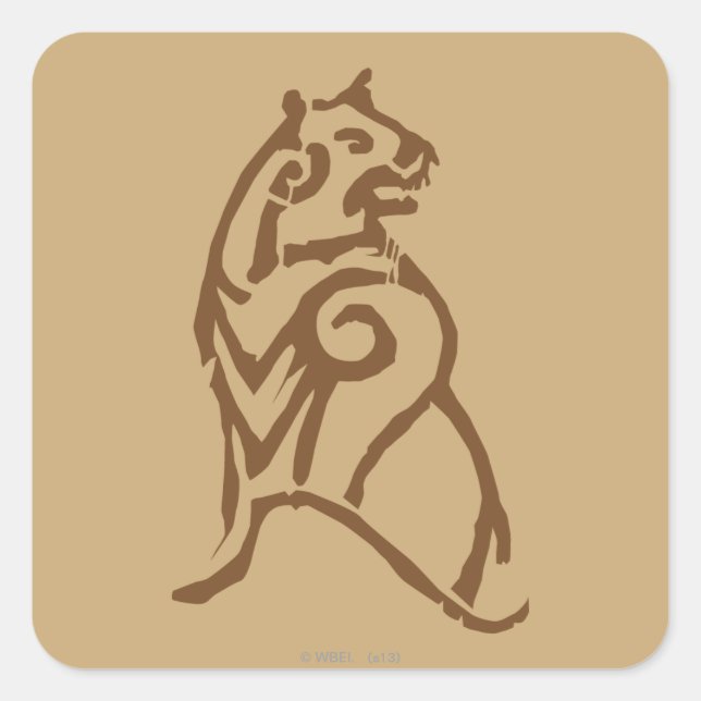 BEORN™  Bear Symbol Square Sticker (Front)