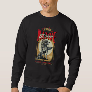 Beothuk Native American Indian Born Wolf Spirit Re Sweatshirt