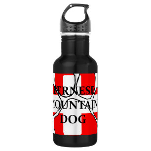 ber mt dog name paw switzerland flag.png water bottle