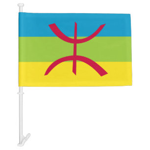 Berber - Amazigh Car Flag
