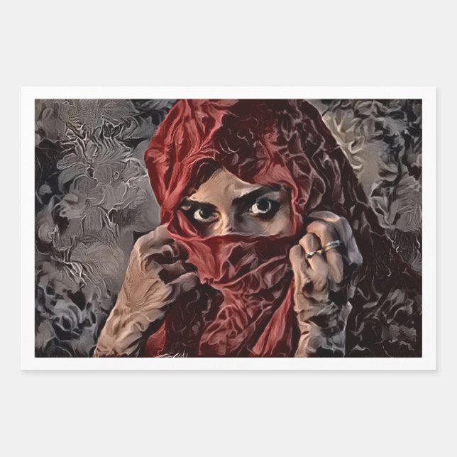 Berber Mystery by Casus Belli Wrapping Paper Sheets (Front)