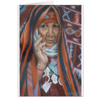 Berber Tapestry Woman Cards