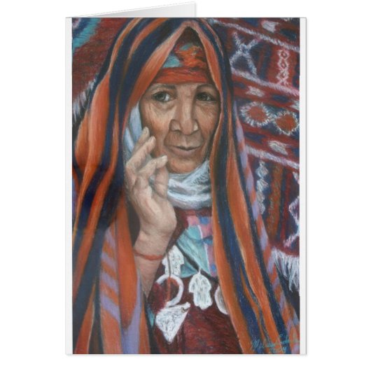 Berber Tapestry Woman Cards (Front)