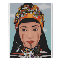 Berber Woman Portrait – Cultural Wall Art Decor