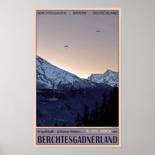 Berchtesgaden _ Fliege Hoch Poster