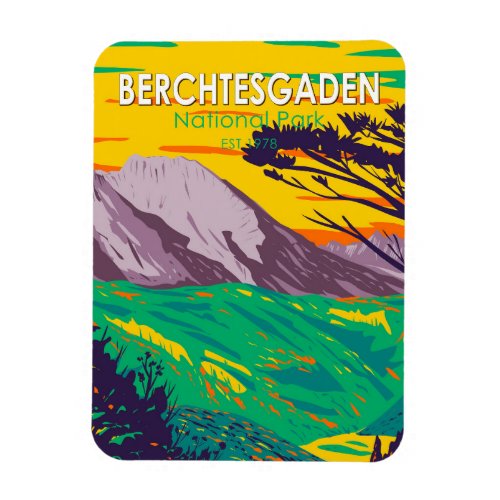 Berchtesgaden National Park Germany Vintage Magnet