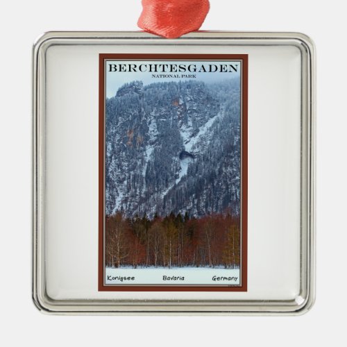 Berchtesgaden National Park _ Winter Metal Ornament