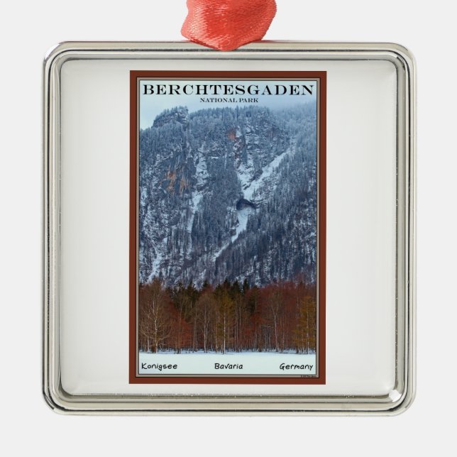 Berchtesgaden National Park - Winter Metal Ornament (Front)