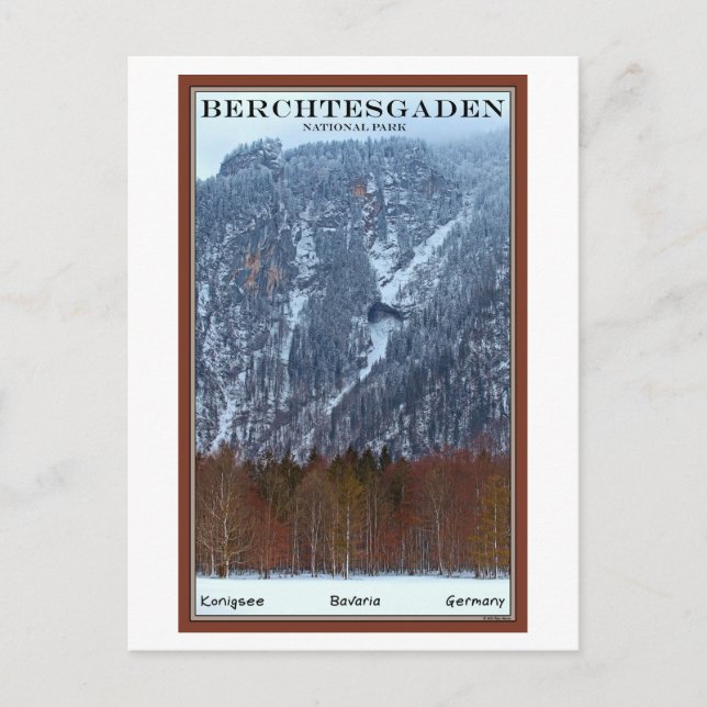 Berchtesgaden National Park - Winter Postcard (Front)