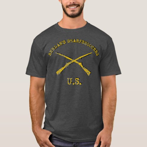 Berdans Sharpshooters elite unit civil war T_Shirt