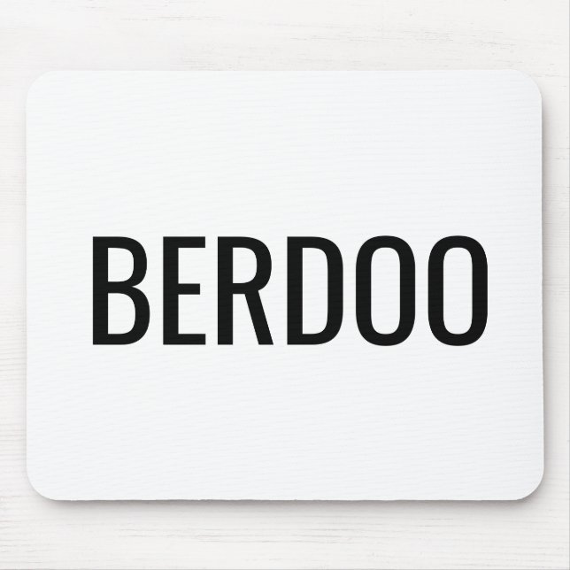 Berdoo Mousepad (Front)