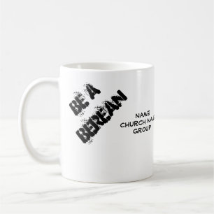 Berean Apologetics Bible Verse Personalized White Coffee Mug