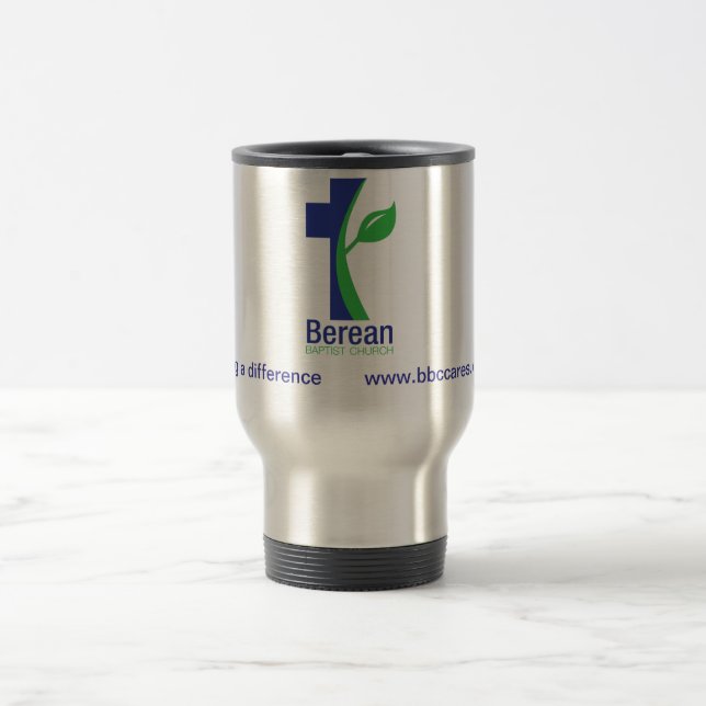 Berean Baptist Church Stainless Steal Mug (Center)