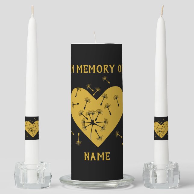 bereavement And Loss Card Unity Candle Set (Front)