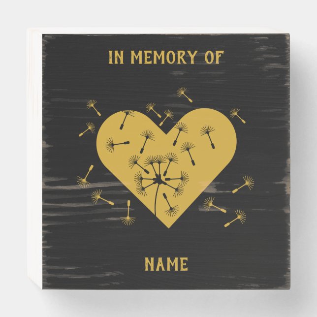 bereavement And Loss Wooden Box Sign (Front Horizontal)