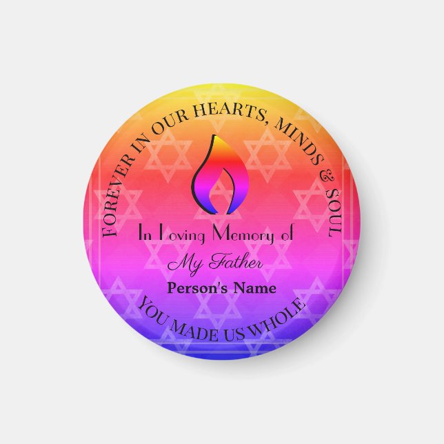 Bereavement Candle Magnet by HAMbyWG (Front)