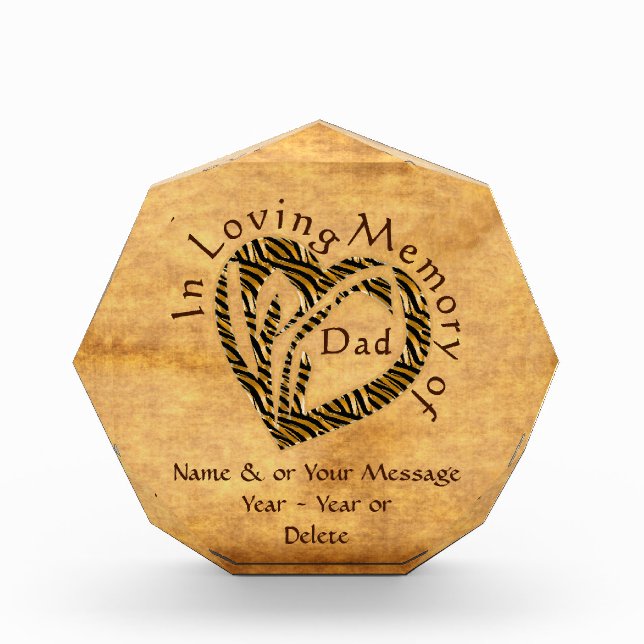 Bereavement Gifts for Loss of Father Dad (Front)