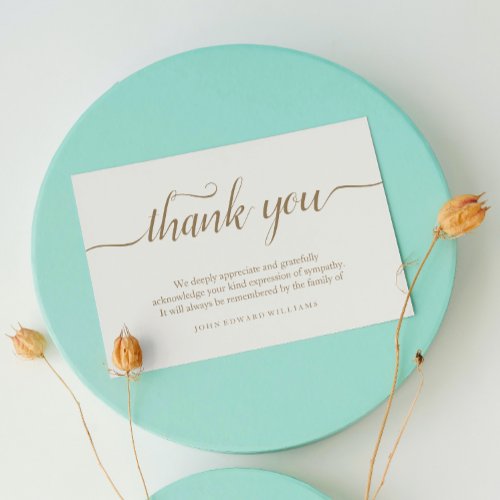 Bereavement Thank You Cards Sympathy 