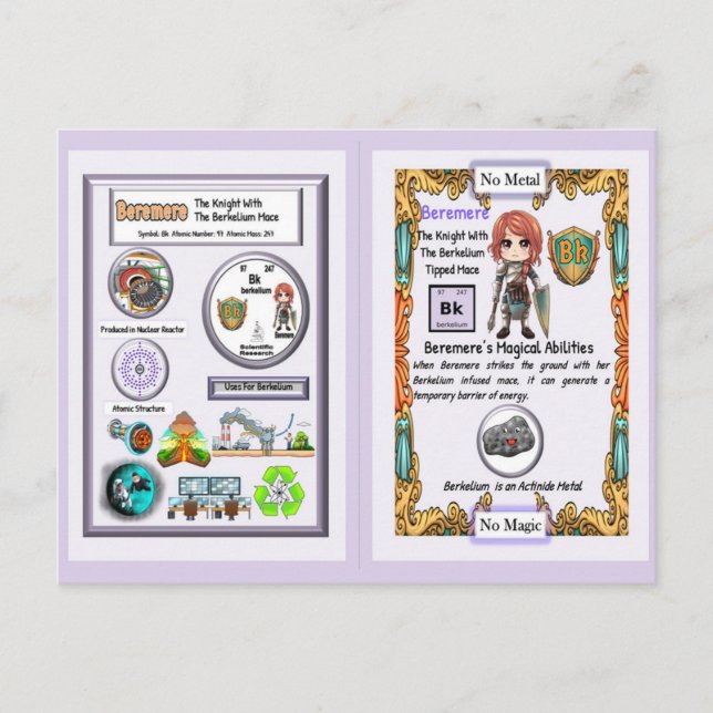 Beremere - Knight Berkelium Mace Postcard (Front)