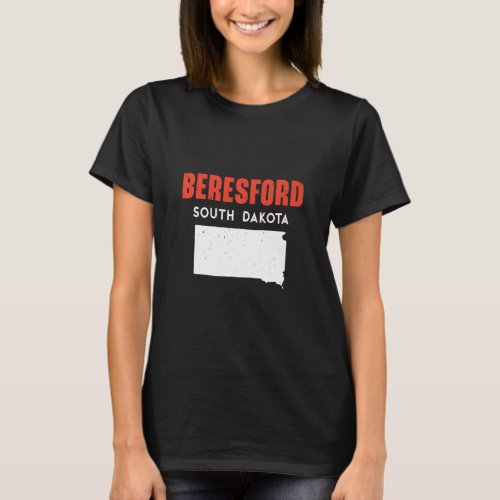 Beresford South Dakota USA State America Travel So T_Shirt