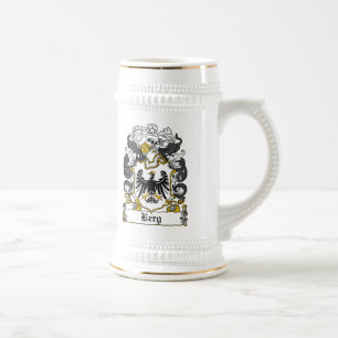 Berg Family Crest Beer Stein