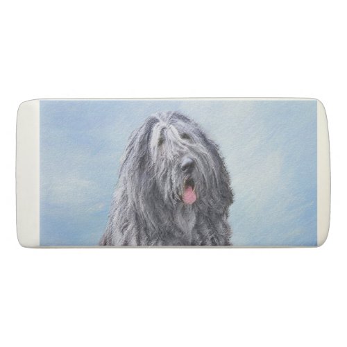 Bergamasco Sheepdog Painting _ Cute Original Dog A Eraser