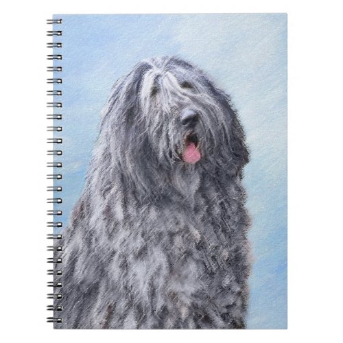 Bergamasco Sheepdog Painting _ Cute Original Dog A Notebook