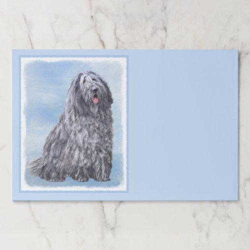 Bergamasco Sheepdog Painting _ Cute Original Dog A Paper Pad