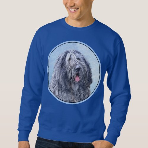 Bergamasco Sheepdog Painting _ Cute Original Dog A Sweatshirt