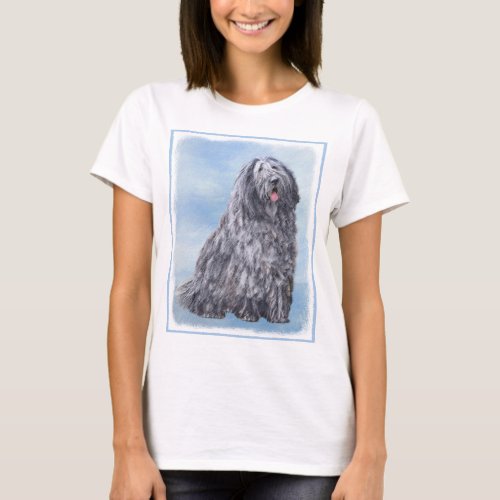 Bergamasco Sheepdog Painting _ Cute Original Dog A T_Shirt