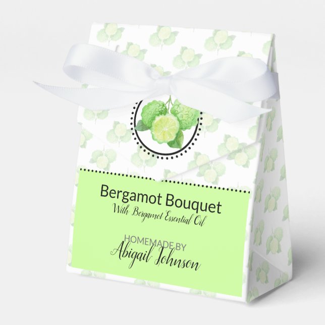 Bergamot Citrus | Homemade Bath & Body Box (Front Side)